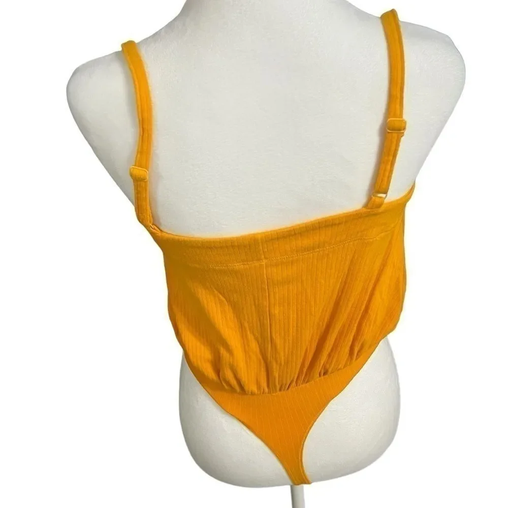 Free People Marissa Ribbed Bodysuit
Tangerine Orange XS - Picture 6 of 10